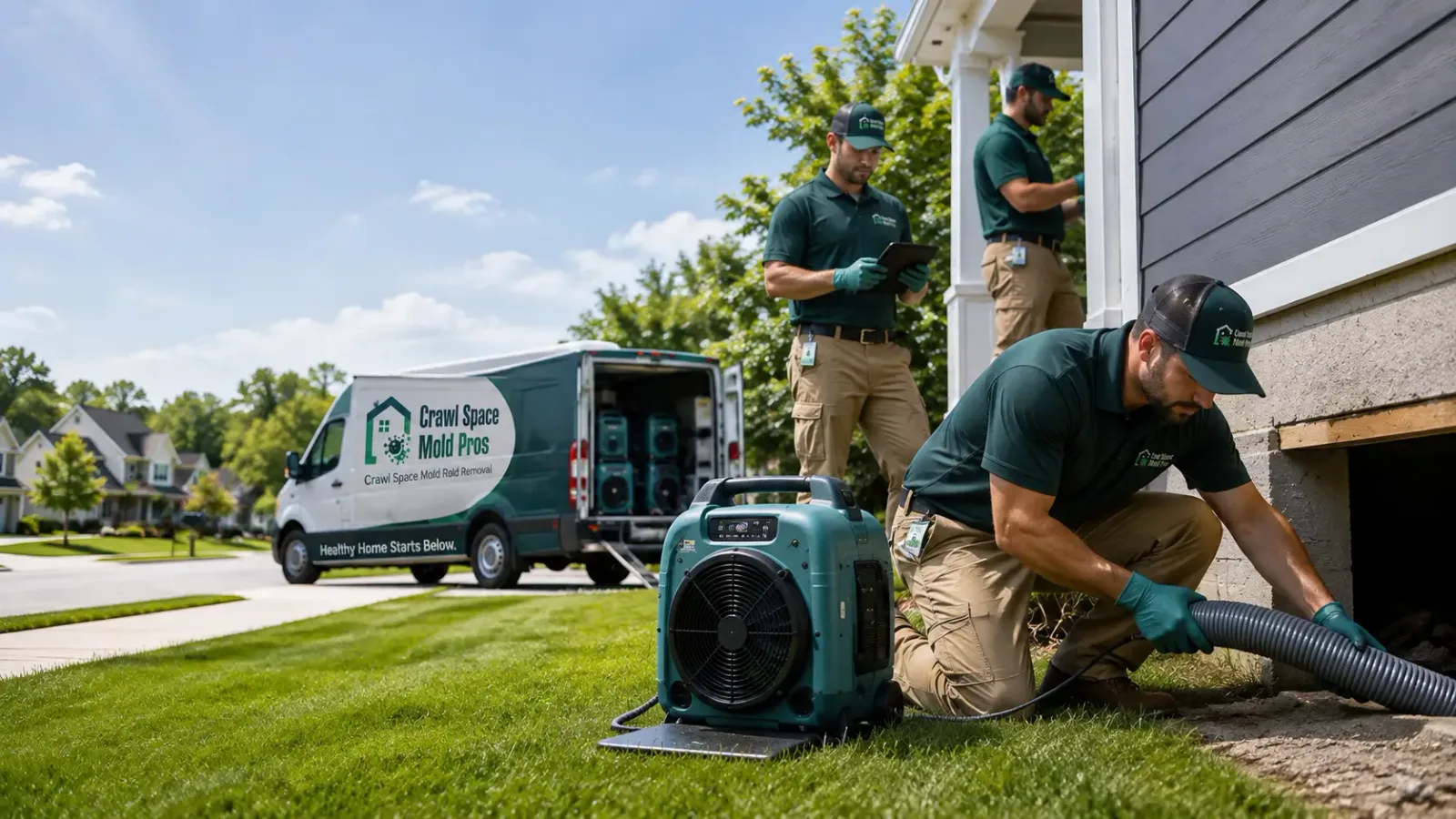 Crawl Space Mold Removal in Dorchester, IA